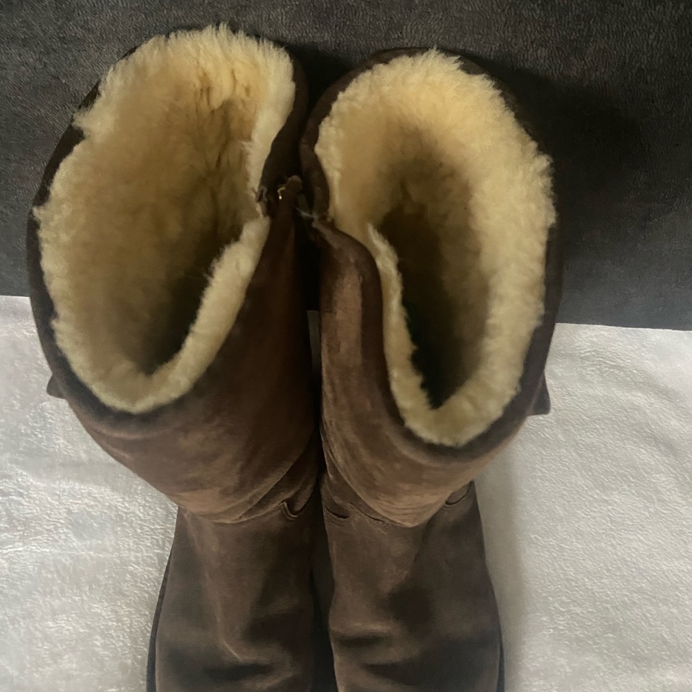 Brown UGG Retro Cargo Tall Boots Sz 8 - Picture 6 of 7